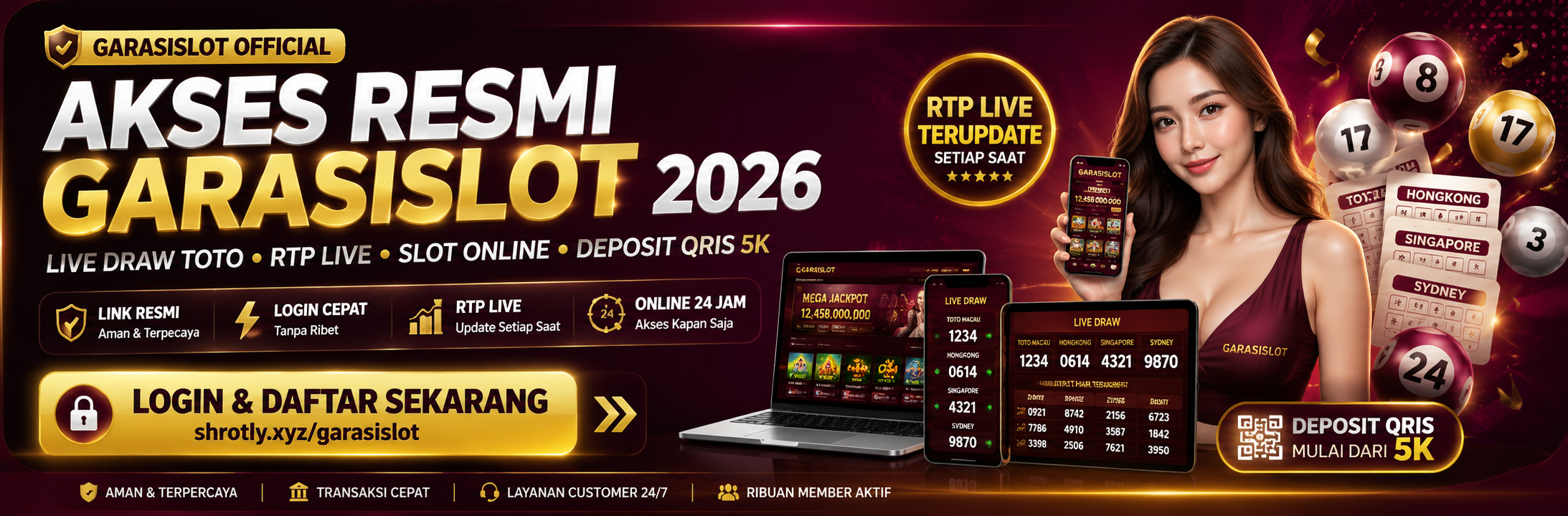 Placeholder banner promo GARASISLOT